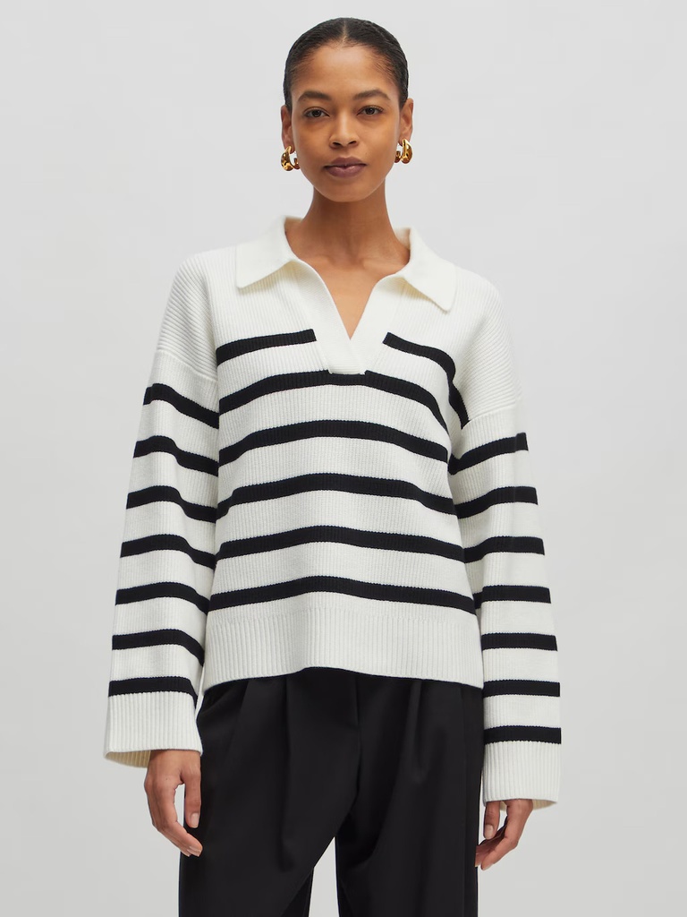 Taria Jumper Black+White