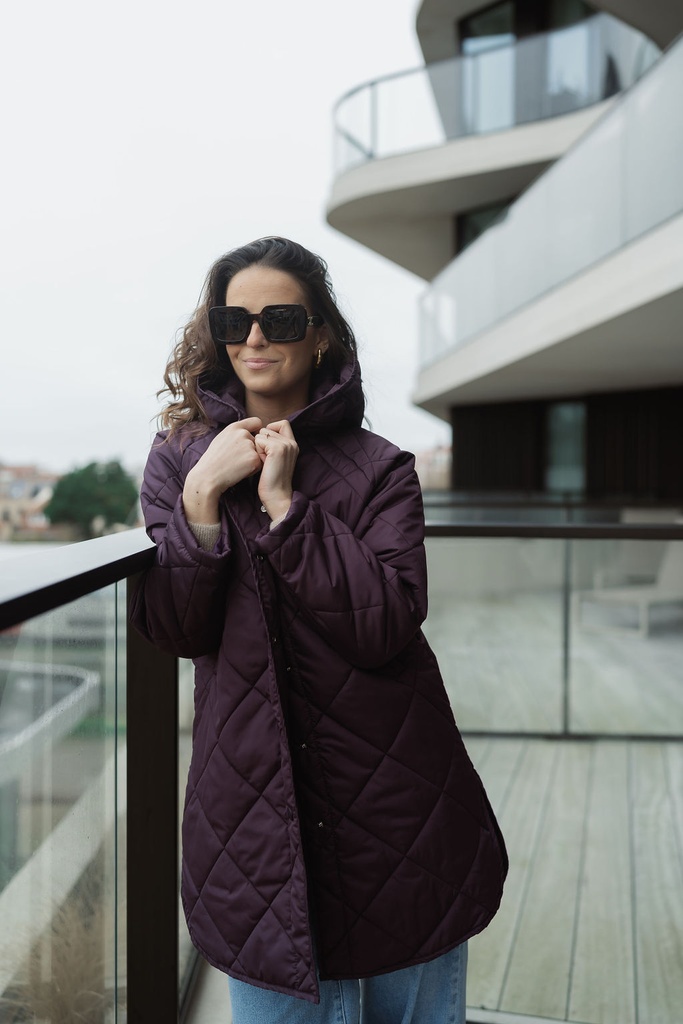 SC Padded Coat Burgundy