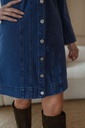 Violetta 7/8 Denim Dress Skipper Blue