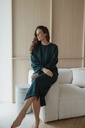 SC Blouse Sweater Dress Green