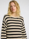 Fina Knit Stripe Dress Birch