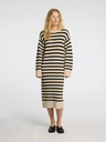 Fina Knit Stripe Dress Birch