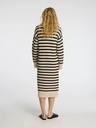 Fina Knit Stripe Dress Birch