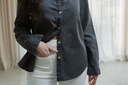 Ginny Denim Shirt Grey