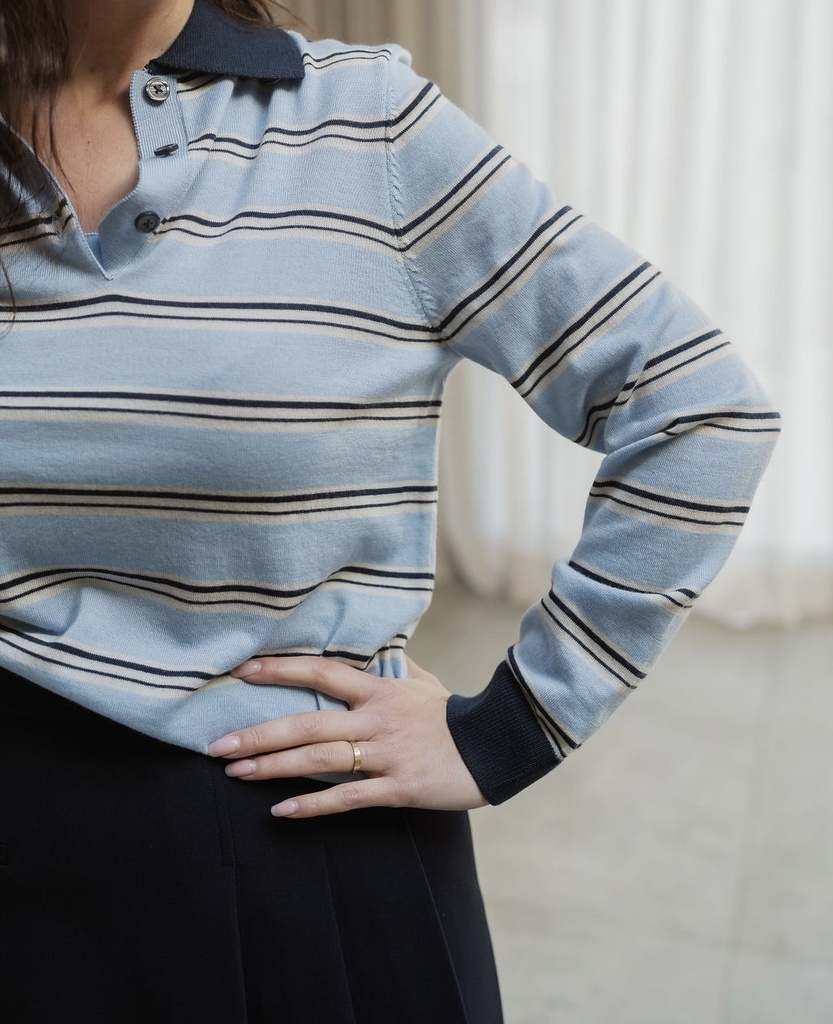 Thea Knit Merino Cerulean