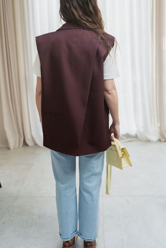 Emmi Vest NS Burgundy