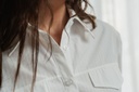 Anke Cropped Shirt White