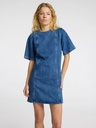 Rie 2/4 Short Dress Blue Denim