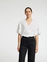 Shirt Dahlia Broderi White