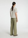Essential Striped Boxy Tee Vetiver