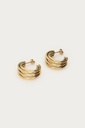 MY Earrings Multi Rows Gold