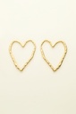 MY Earrings Stud Hart Gold