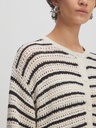 Cardigan Ida Stripes Black Gardenia
