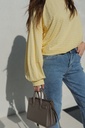 NAO Shirt Max Striped Yellow