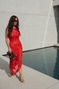 Floree Long Dress Cherry Tomato