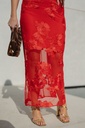 Floree Long Dress Cherry Tomato