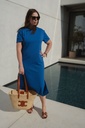 SC Basic Shirt Dress Cobalt