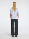 Essential Boxy Tee Striped Cornflower