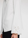 Shirt LS Dahlia Broderi White