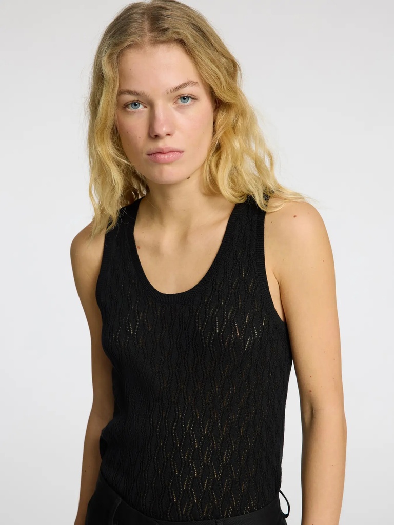 Knit Top Agny Black