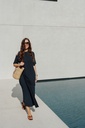 Dress Obi Navy