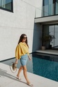 Gisele Mini Skirt Wrap Blue