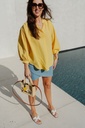 Gisele Mini Skirt Wrap Blue