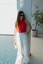 Knit Top Tanki Cherry Tomato