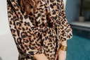 SC Short Printed Dress Leopard
