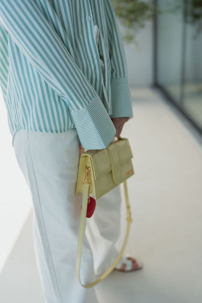 Shirt Polly Striped Green