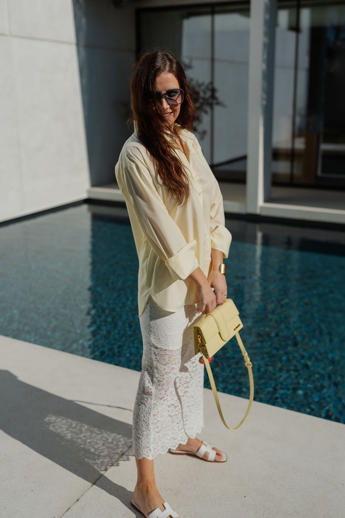Skirt Linde Lace White
