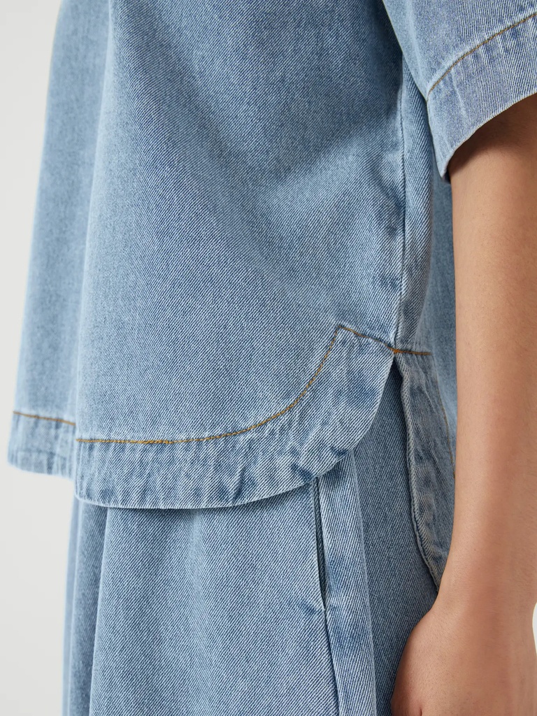 Shirt Cotma Denim Light Blue