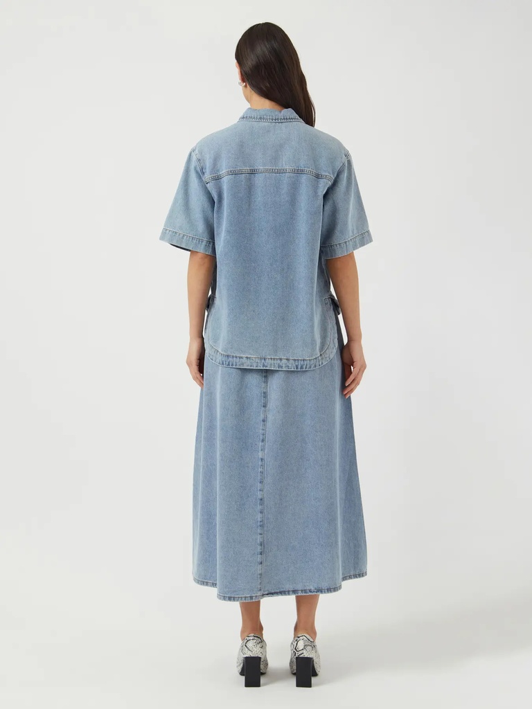 Shirt Cotma Denim Light Blue
