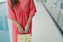 NAO Nina Long Tetra Dress Coral