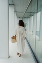 NAO Nina Long Tetra Dress Off White