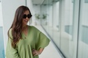 NAO Nina Long Tetra Dress Olive Green