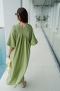 NAO Nina Long Tetra Dress Olive Green