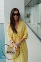 NAO Nina Long Tetra Dress Pastel Yellow