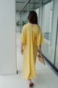 NAO Nina Long Tetra Dress Pastel Yellow