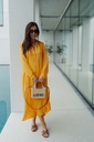 Nomi Dress Amber Yellow