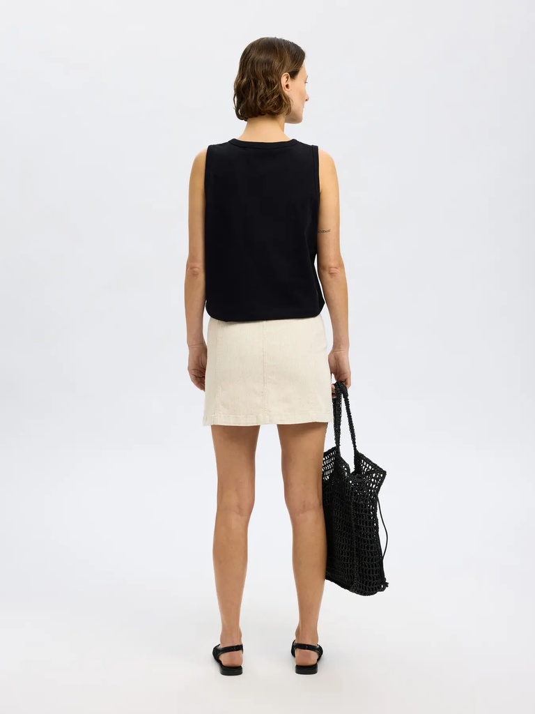 Skirt Una Denim Egret