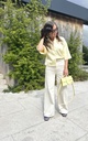 SC Wide Leg Jeans Beige