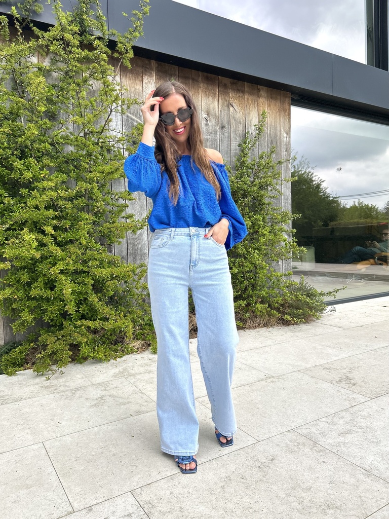 SC Wide Leg Jeans Light Blue