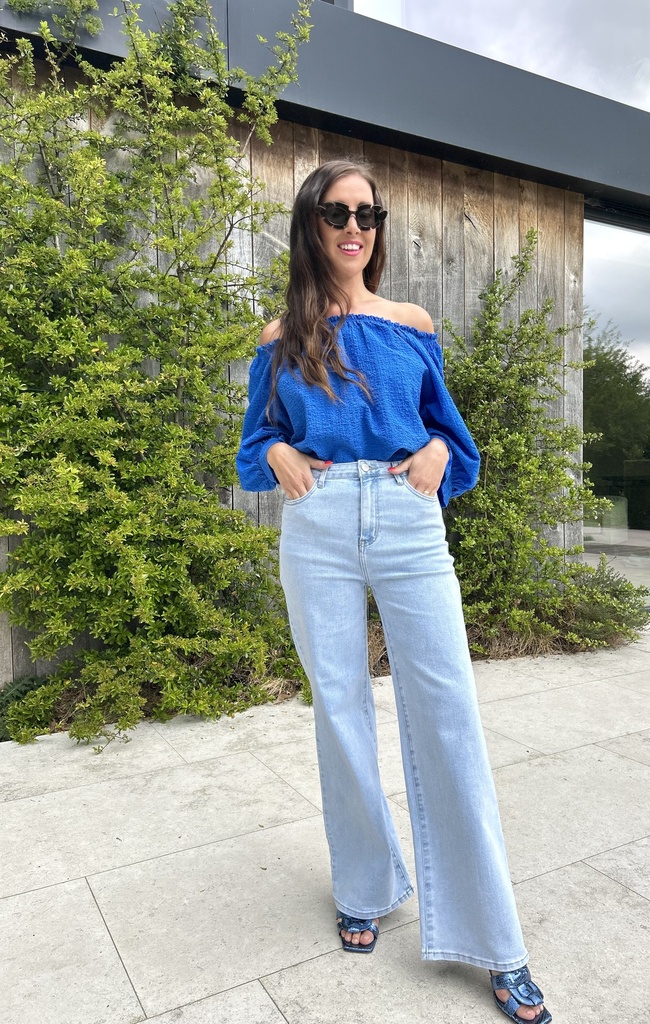 SC Wide Leg Jeans Light Blue