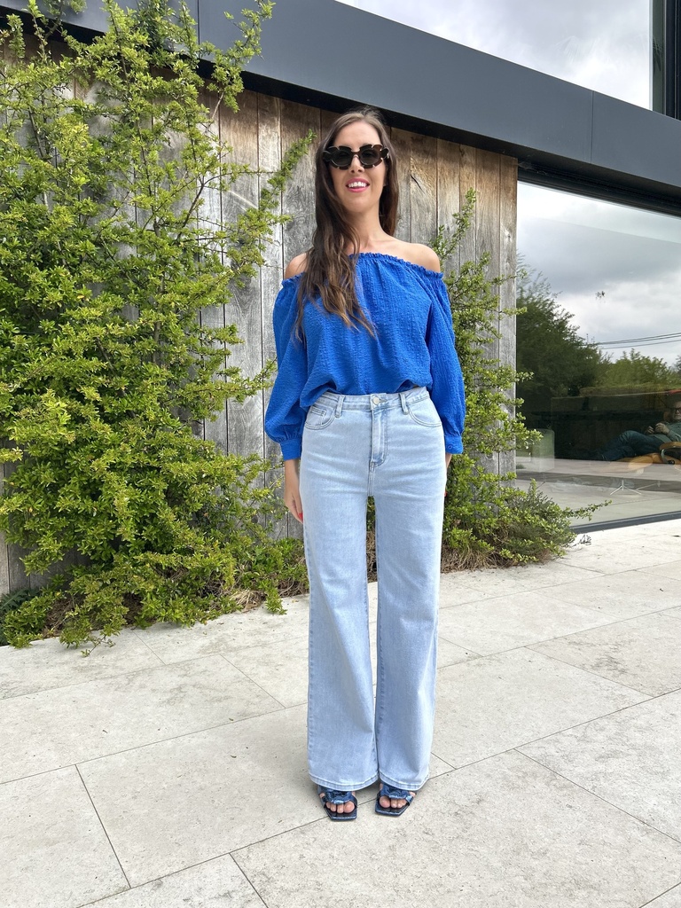 SC Wide Leg Jeans Light Blue