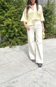 SC Wide Leg Jeans Beige