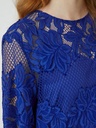 Dress Lacely Dazzling Blue