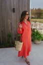 Tetra Shirt Dress Liv Coral