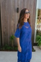 Dress Lacely Dazzling Blue