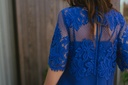 Dress Lacely Dazzling Blue